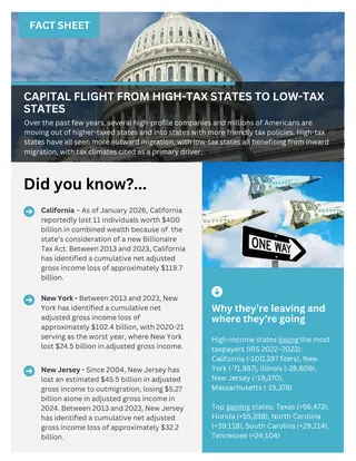First page of Capital Flight from High-Tax States to Low-Tax States