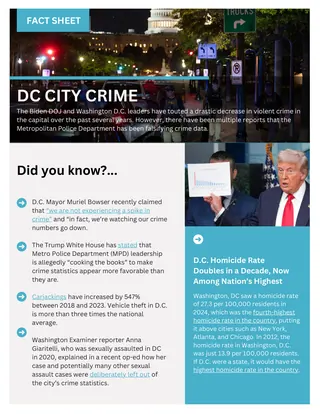 First page of DC City Crime