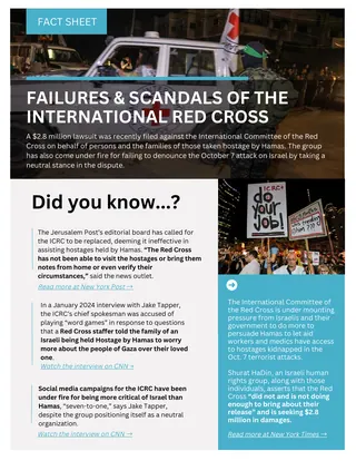 First page of Failures and Scandals of the International Red Cross