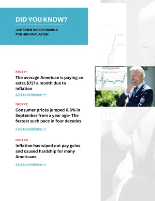 First page of Joe Biden is Responsible for Inflation