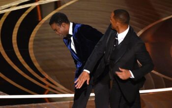 Will Smith punches Chris Rock