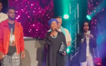 Ilhan Omar at concert in Minnesota