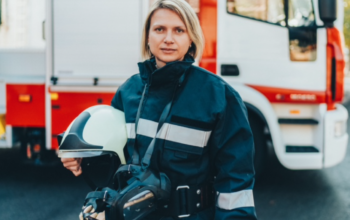 female firefighter screenshot
