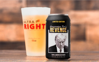 Ultra Right beer. screen shot Twitter